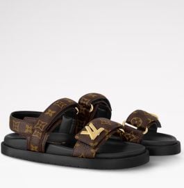 Louis Vuitton LV Sunset Flat Comfort Sandal at Louis Vuitton